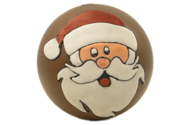 Christmas ball with Santa Claus